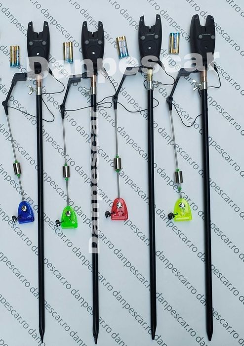 Set 4 Avertizori WINDBLADE 616 +4 swingere MKM2 cu iluminare si 4 Tije