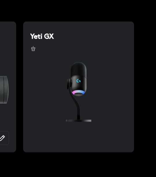Microfon Logitech G Yeti GX