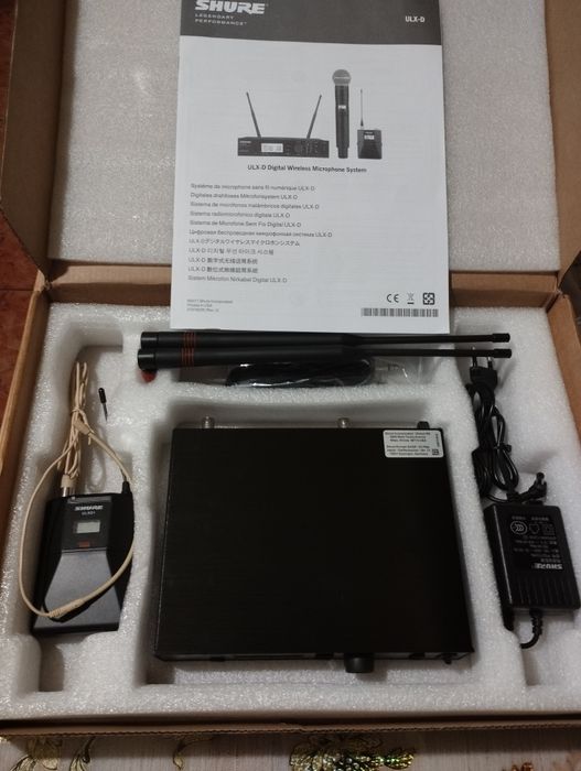 Shure ULX -d4 cu bodypack pentru instrument