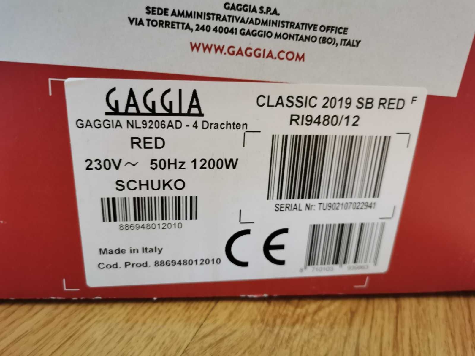 Кафемашина GAGGIA CLASIC 2019 SB RED RI9480/12