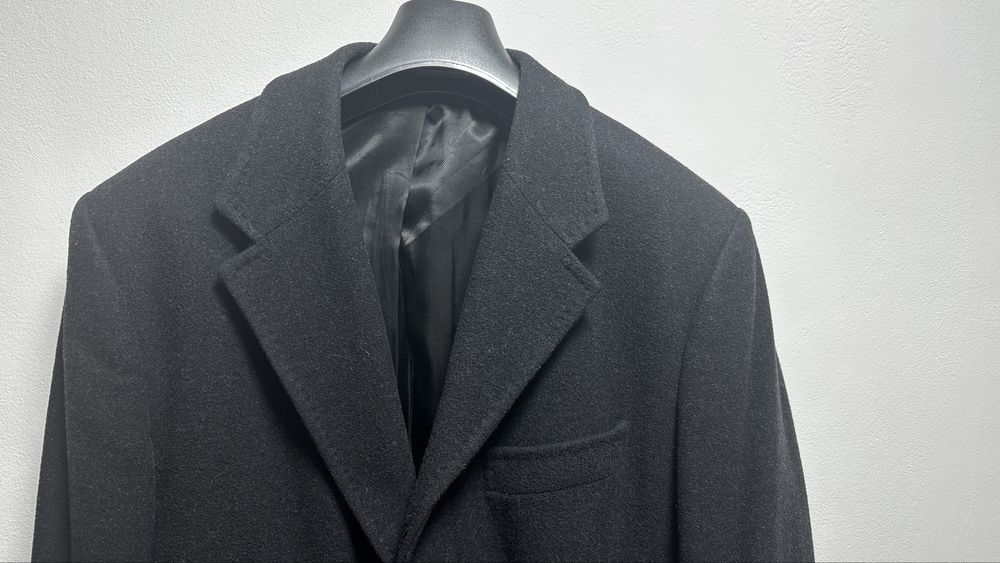 Palton barbati negru marimea 52