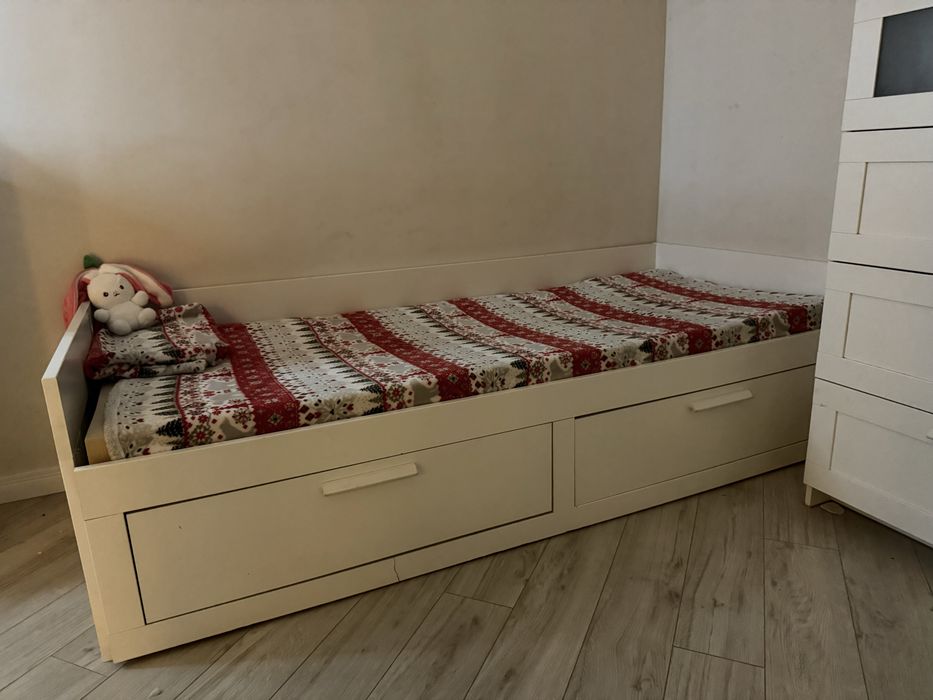 IKEA Детская кровать, раздвижная, с полками