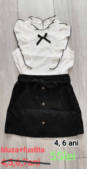 Rochite tip sarafan fete 6 si 7 ani
