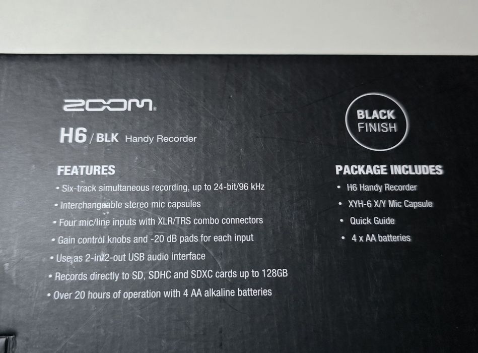 Zoom H6 Handy Recorder