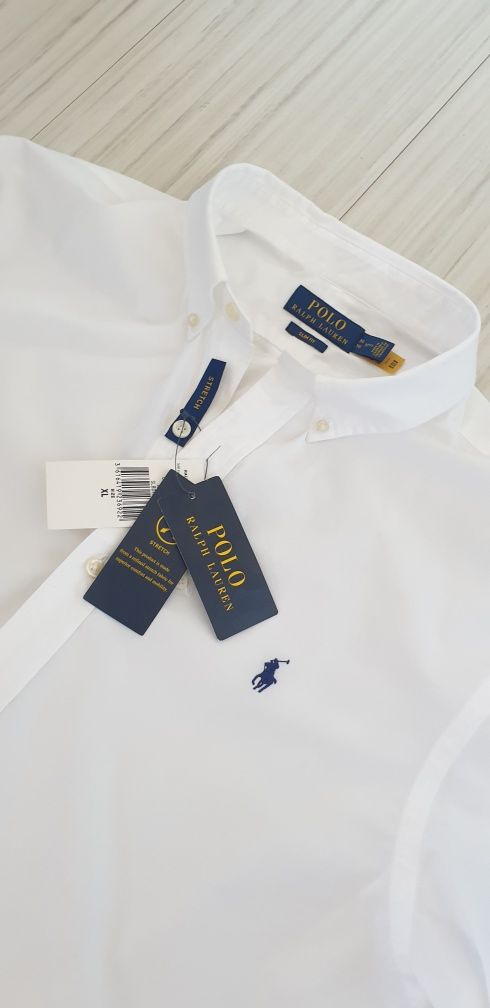 POLO Ralph Lauren Slim Fit Stretch XL / 17 1/2 НОВО! ОРИГИНАЛ Мъж Риза