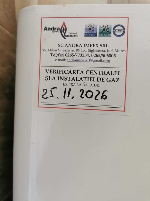 Vând centrală termică Ferroli DOMIcompact F 24 D