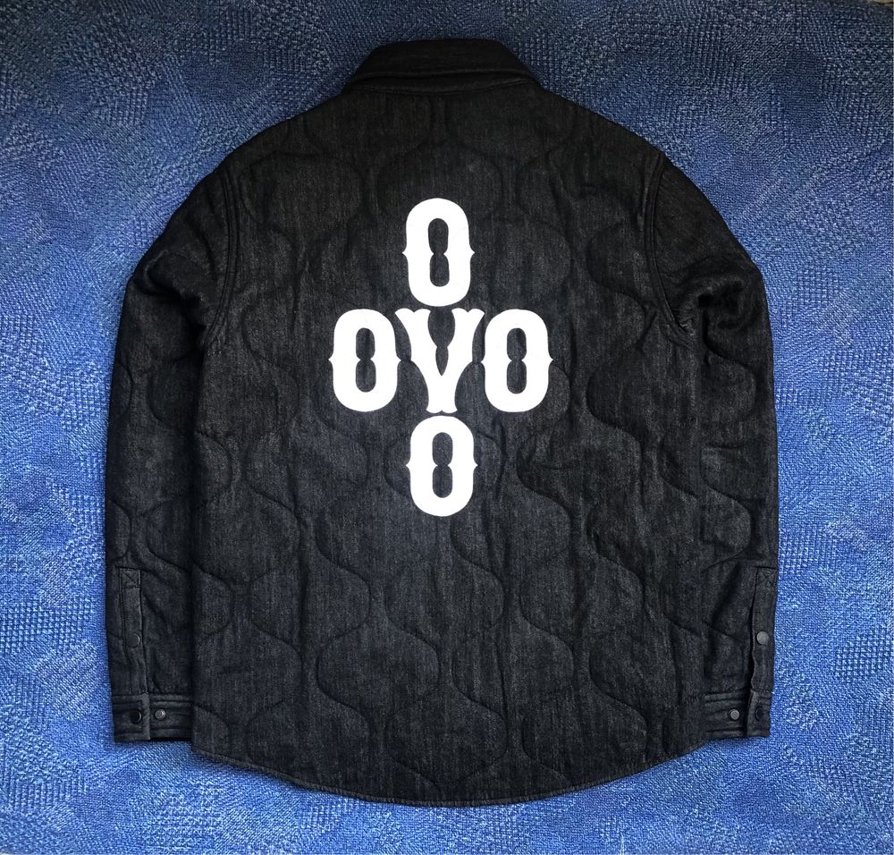 OVO Pom Pom Denim Quilted Overshirt ОРИГИНАЛНО мъжко яке - М