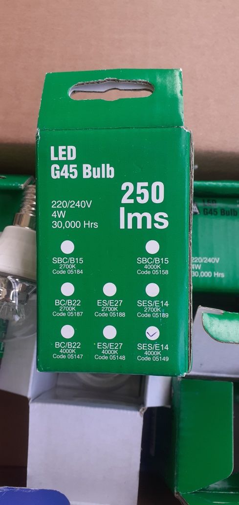 LED крушки с кристален разсейвател - E27, 4W, 250Lms