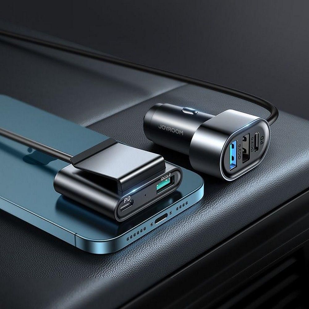 Разклонител за автомобил joyroom jr-cl05 / 5 port 72w