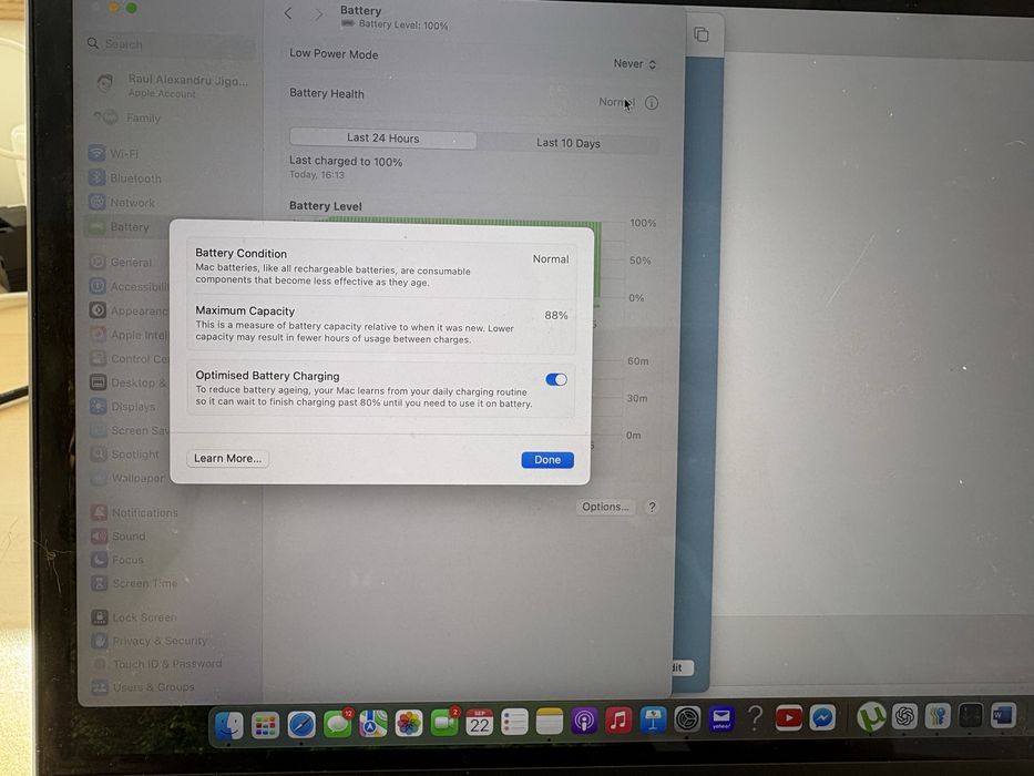 MacBook Air 13”, CPU Apple M1, 8 cores CPU si 7 cores GPU, 8GB, 256GB
