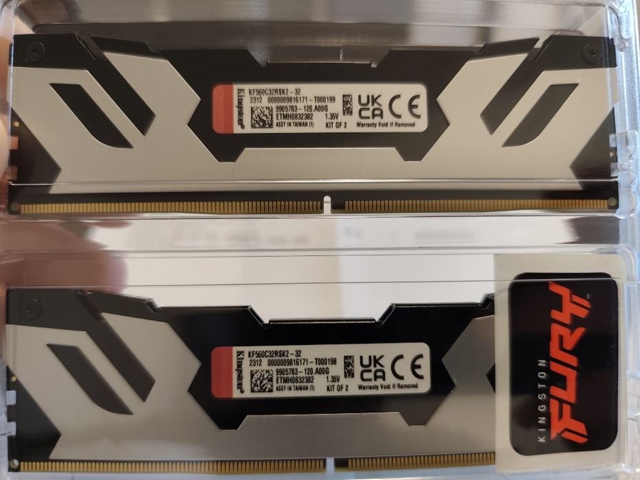 Продавам DDR5 Kingston 32GB 6000MT/s с БГ гаранция