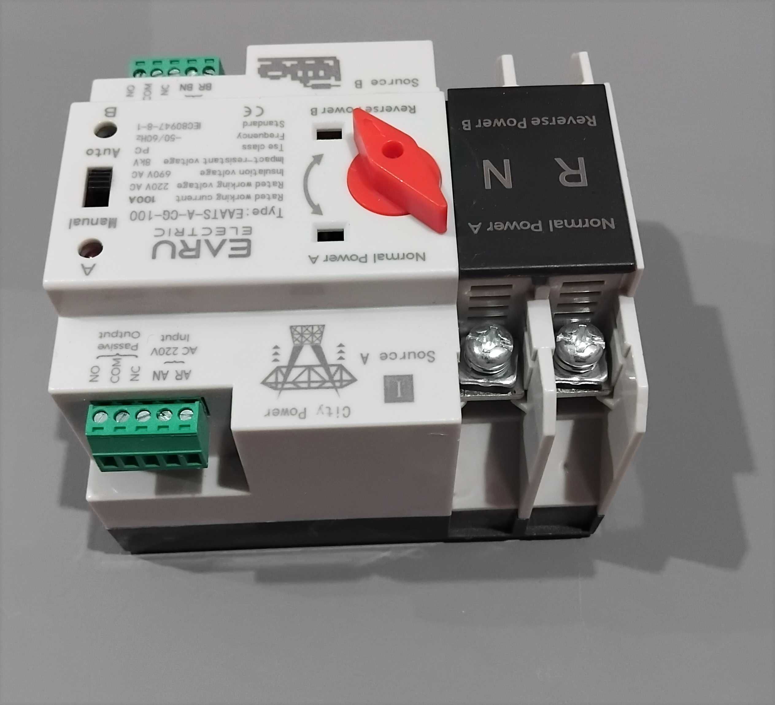 Comutator de transfer automat retea- invertor 2P 100A -stare excelenta