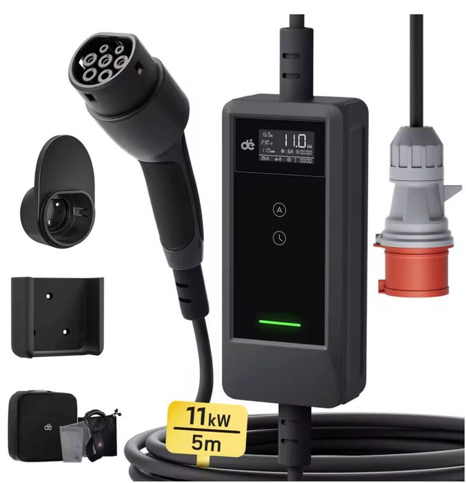 Statie de încărcare auto Type 2 Dé 11kW trifazat sau monofazat 6m
