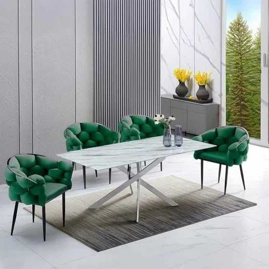 Scaun Living din catifea Modern 3 culori LUX DHB 256 LIVRARE GRATUITA!