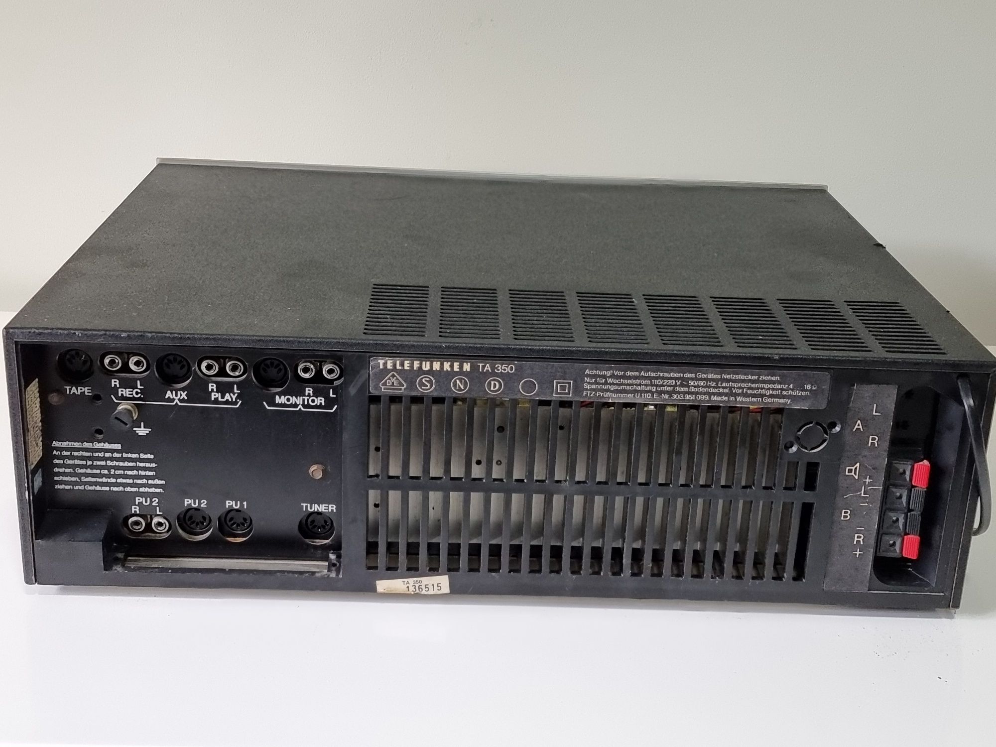 Telefunken TA 350 integrated amplifier