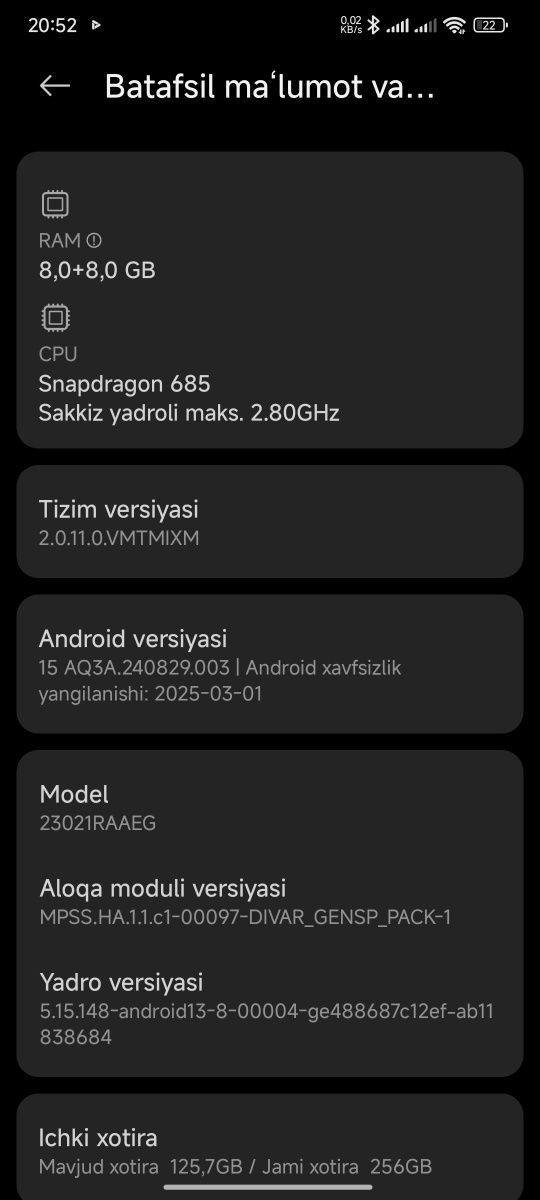 Redmi note 12 8/256