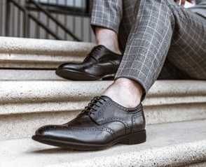 Pantofi derby brogue 44 44.5 premium LLOYD piele naturala moale