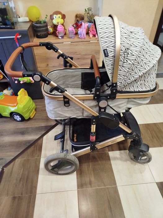 Комбинирана бебешка количка Мони + Столче за кола