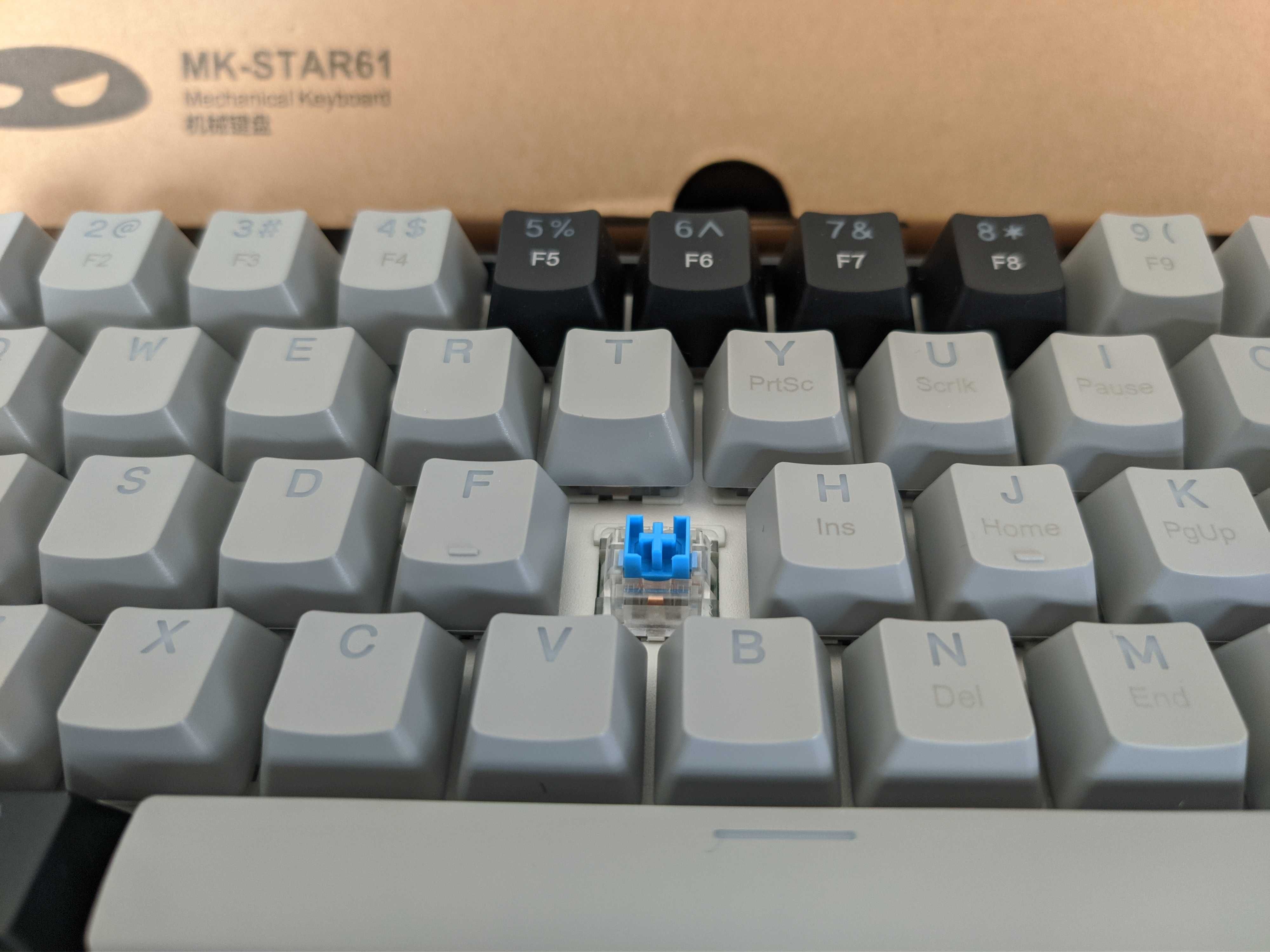 Геймърска механична клавиатура MageGee – Blue/Red/Brown switch - LED