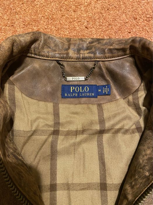 Уникално кожено яке POLO Ralph Lauren