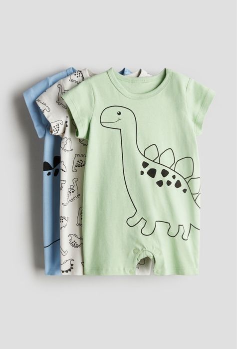 Нов комплект от 3 ромпъра за бебе