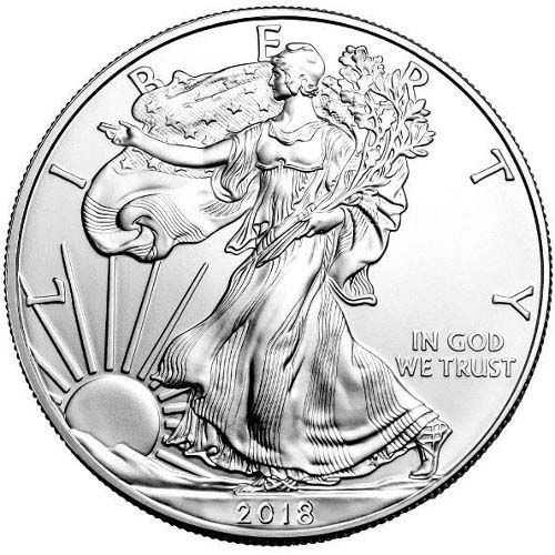 Сребърна монета Американски орел 1 oz 2018
