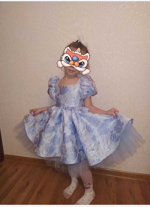 Платье тафта,  накидка ХБ