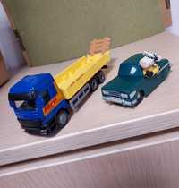Macheta camion Mercedes Benz-Welly+masinuta cu figurina-jucarii Ferma