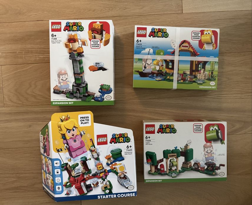 Lego Super Mario Ninjago Vidiyo nou Marvel Eternals Infinity sigilat