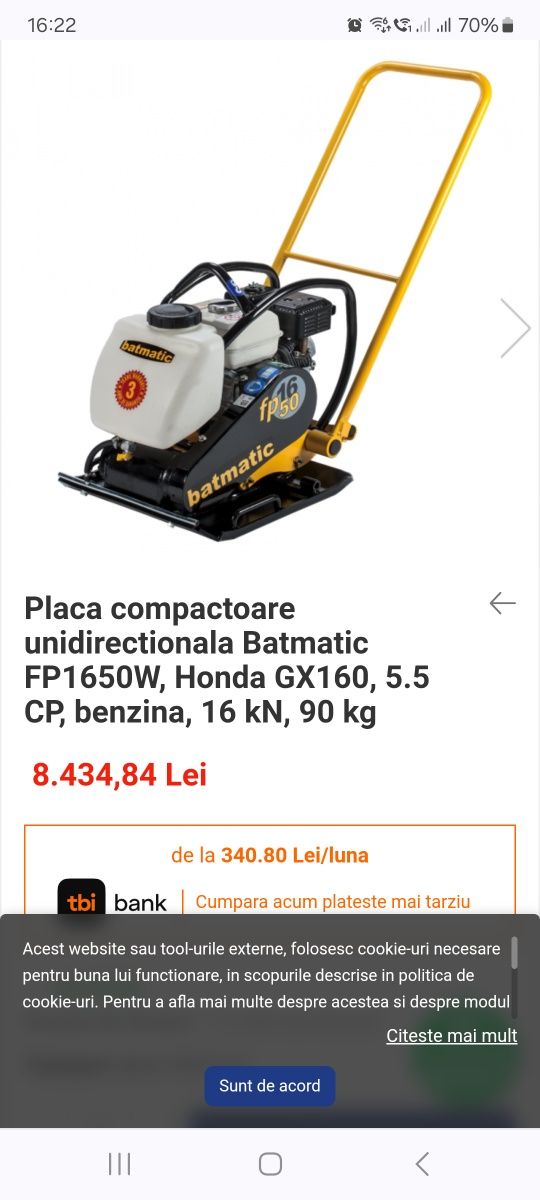 Talpa compactoare Batmatic FP 16/50