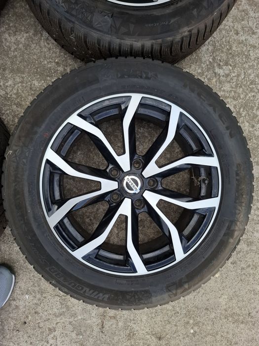 Jante aliaj 17 inch 5x114.3 originale nissan renault kadjar bicolore