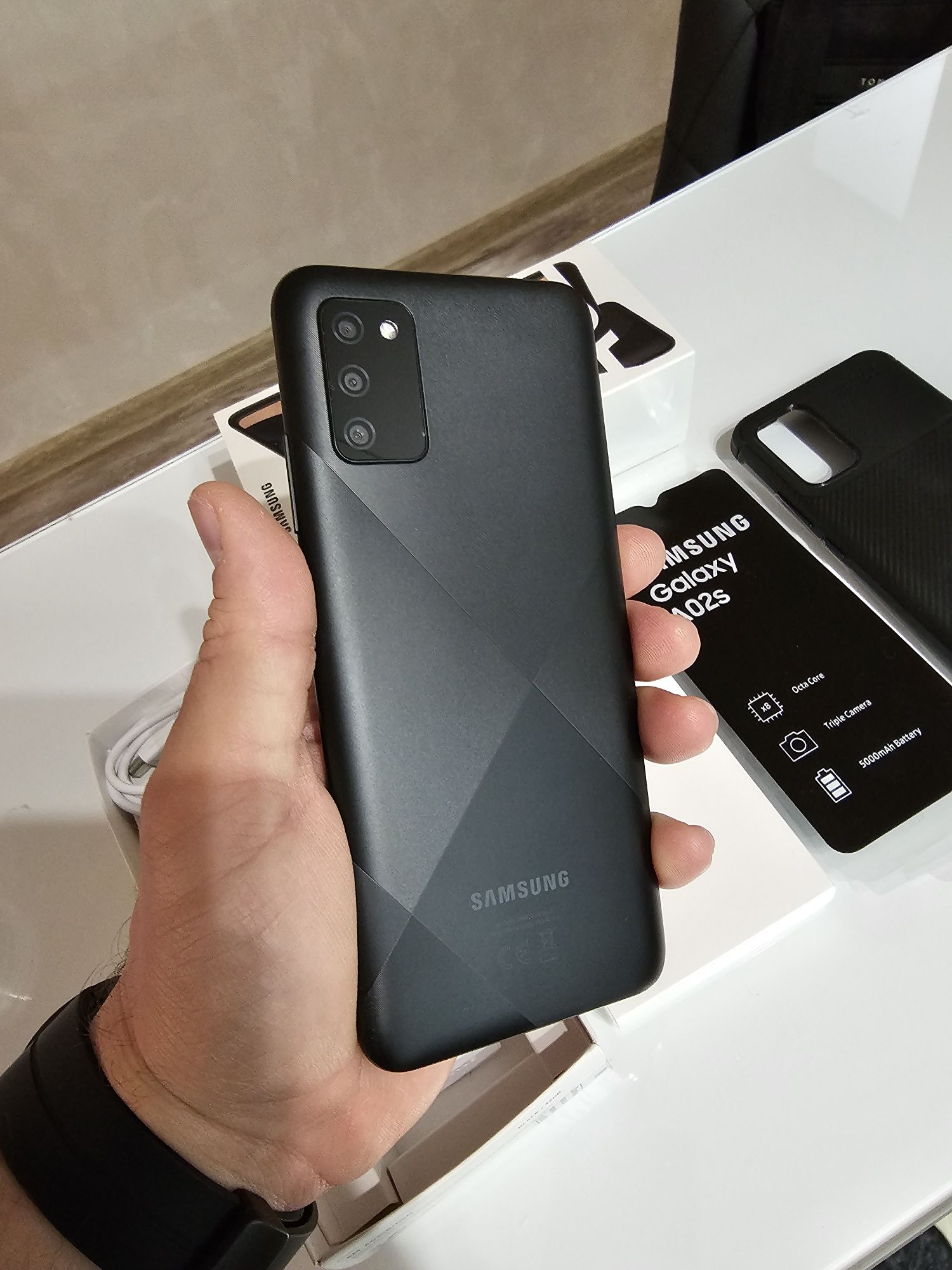 Samsung a02s   dual sim пефектен