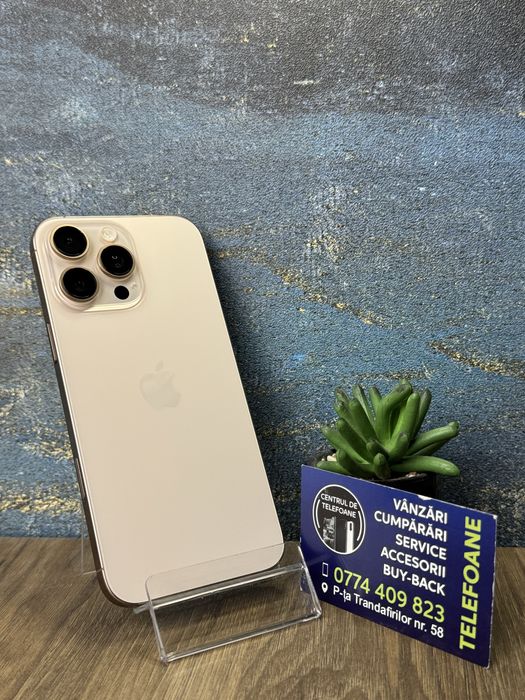 Iphone 16 pro max/256gb/2 ani Garantie Centrul de Telefoane/rate