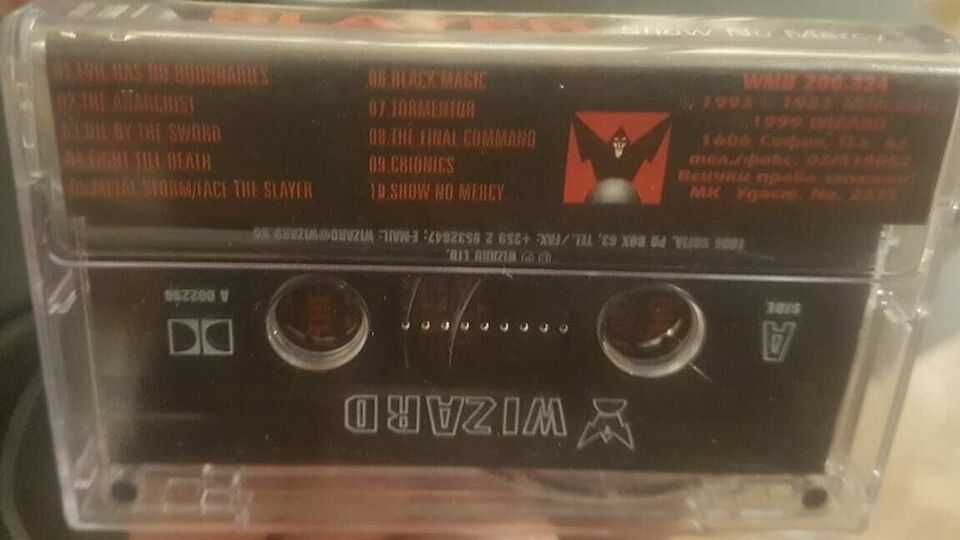 Slayer - Show No Mercy и Hell Awaits аудио касети (Wizard)