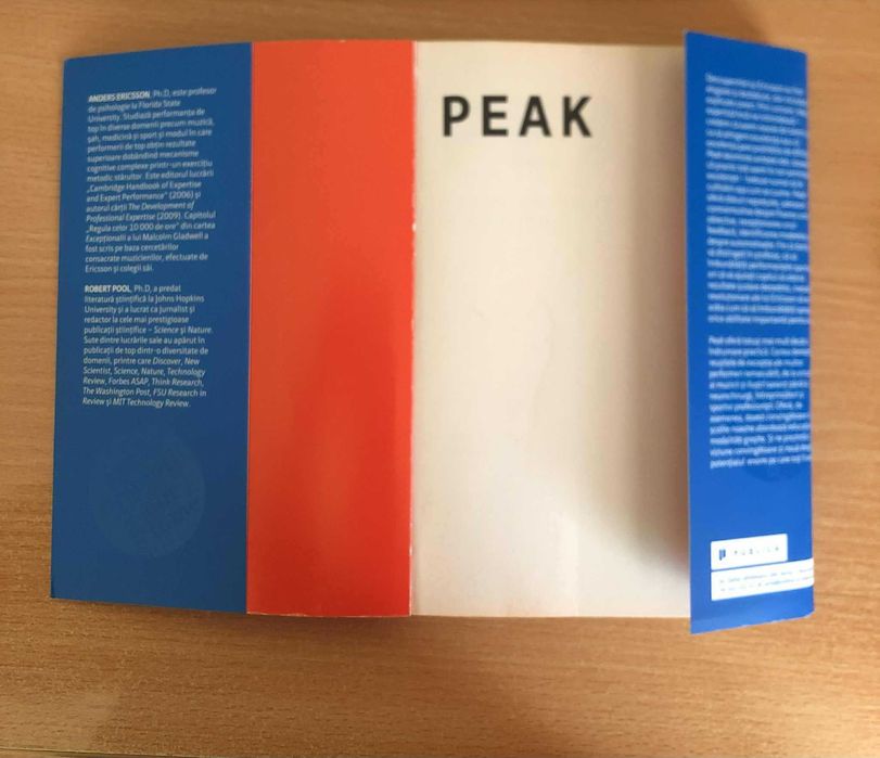Vand cartea "Peak" (Anders Ericsson)