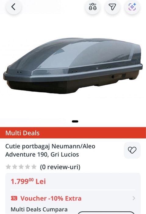 Cutie portbagaj Aleo adventure 190