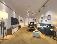 Parchet SPC, Floorigo, herringbone, Oak Natural, 640x128x4/0.3mm
