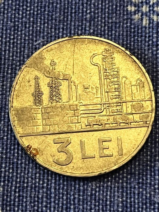 Moneda 3 lei 1966