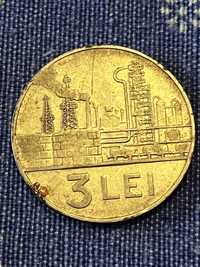 Moneda 3 lei 1966
