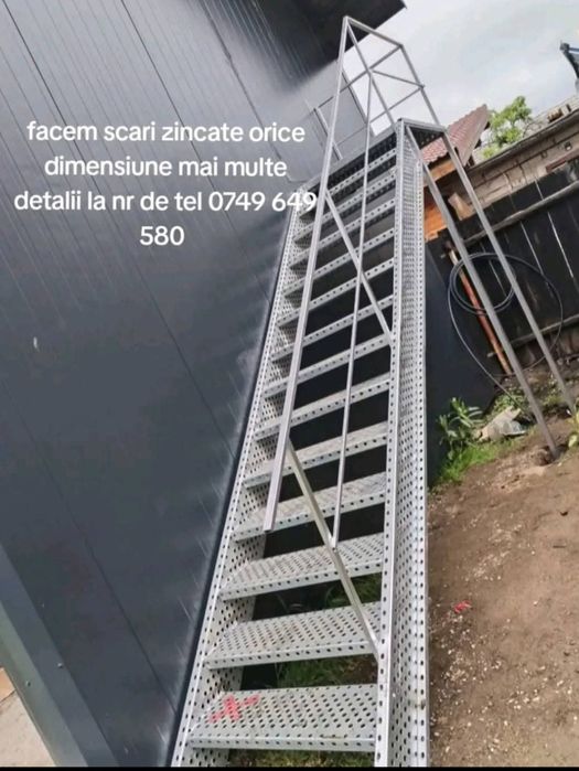 Scara zincata galvanizata la comandă oriunde în tara oferim și montaj