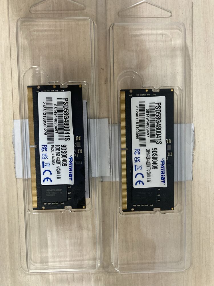 Оперативная память, озу 16 гб ddr5 4800 mhz cl40 1.1v SODIMM