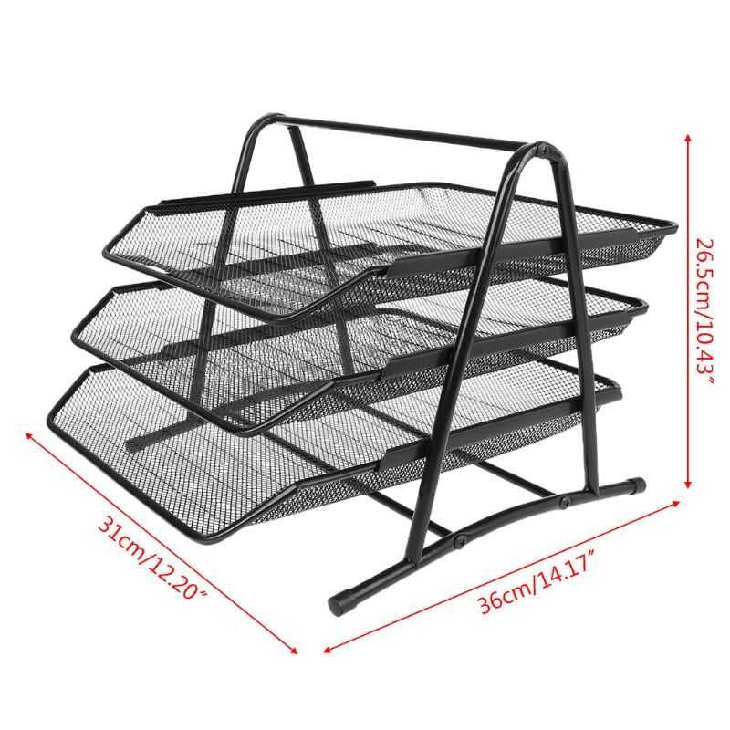 Офис органайзер за бюро на три нива