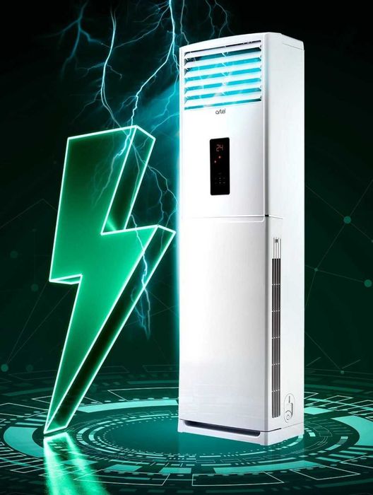 Колонный Кондиционер AUX 24/100 SPLINT доставка Установка ЕCTЬ