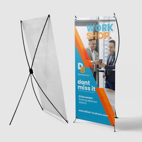 X banner pauk pechat