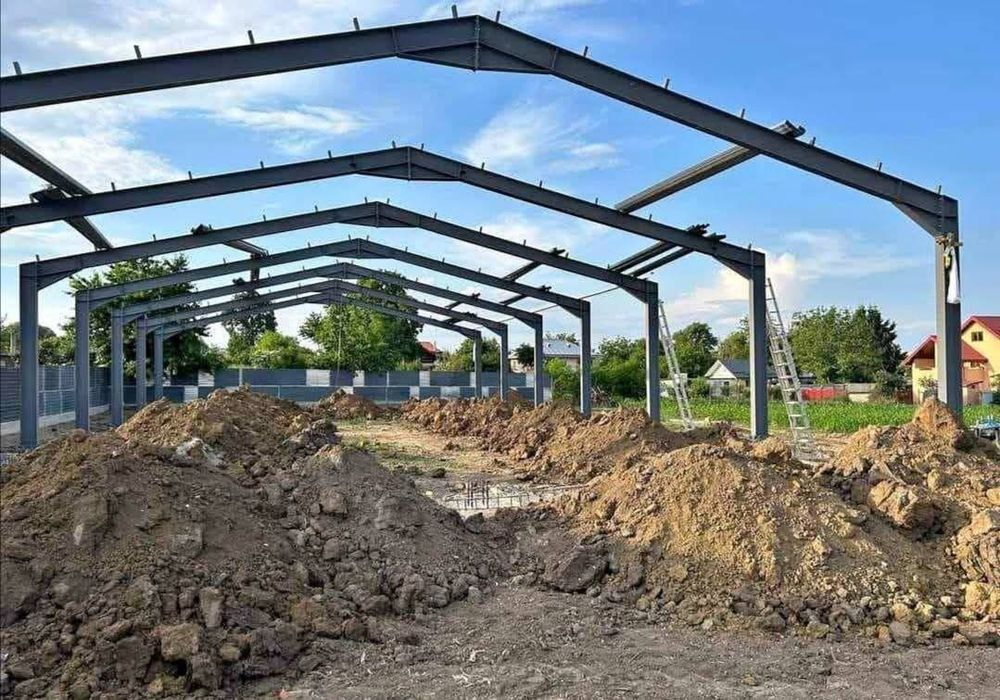 Executăm la comandă structuri metalice pentru hale depozite ateliere s