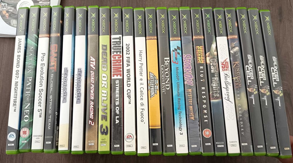 Xbox Classic HeadHunter SplinterCell SWAT HarryPotter ScoobyDoo Madden