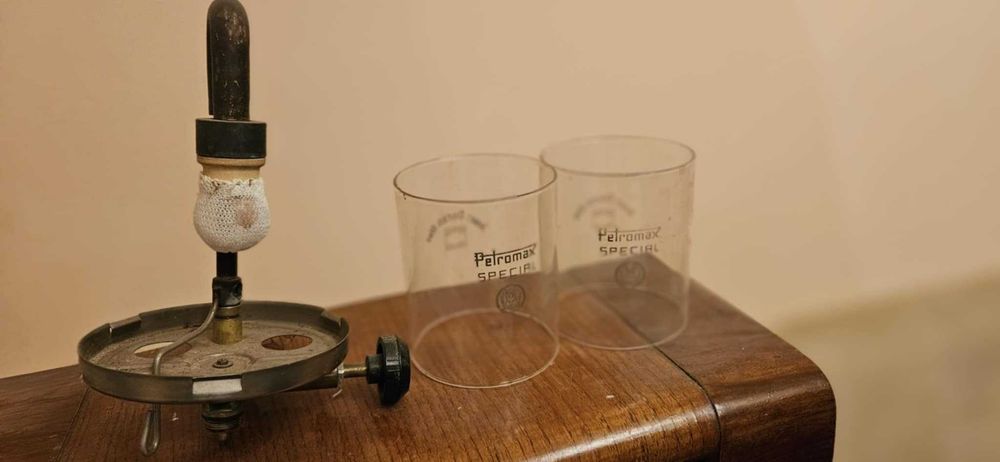 лампа петромакс с две стъкла