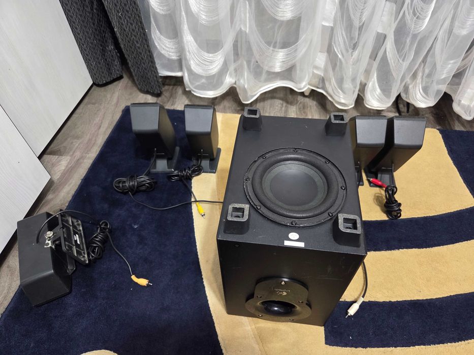 Sistem Audio 5.1 Logitech G51 Boxe Active Audio 5.1 Pentru Calculator