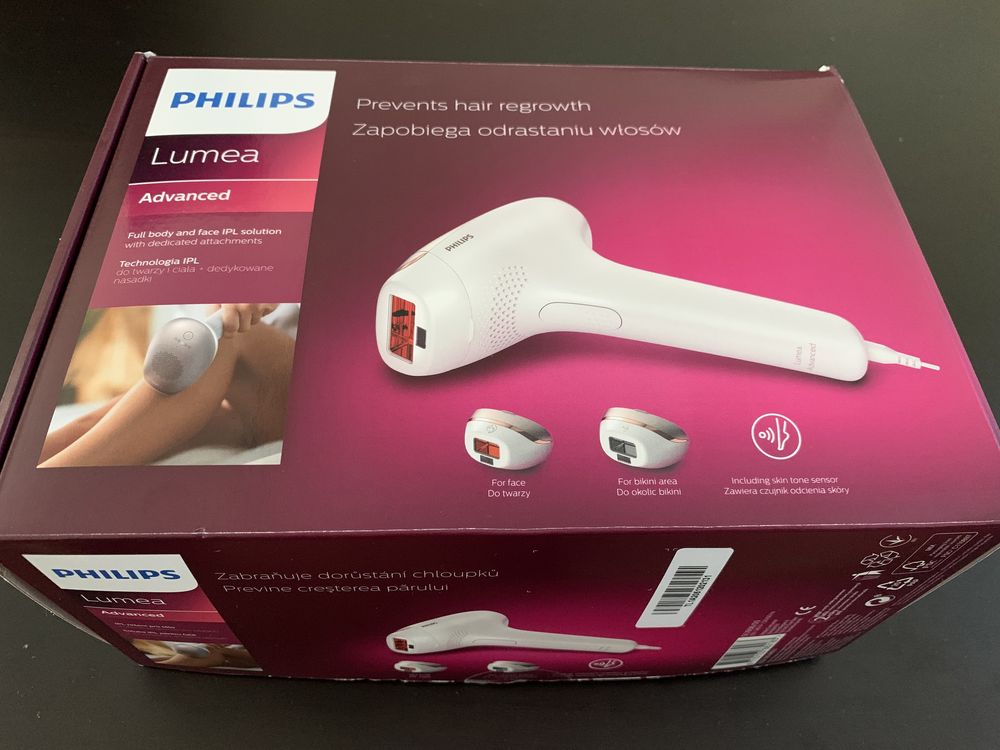 Epilator IPL Philips Lumea Advanced, ca nou.