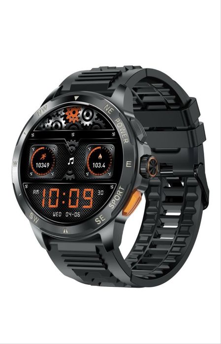 Смарт-часы BOCO AK77 47 мм черный-черный